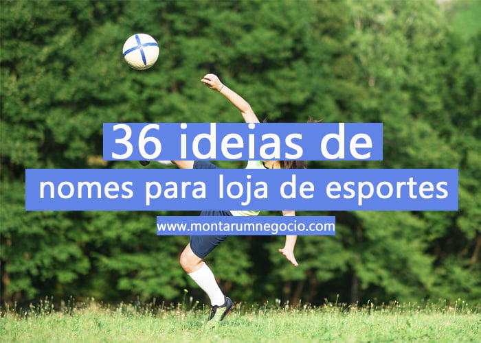 nomes para lojas de esportes