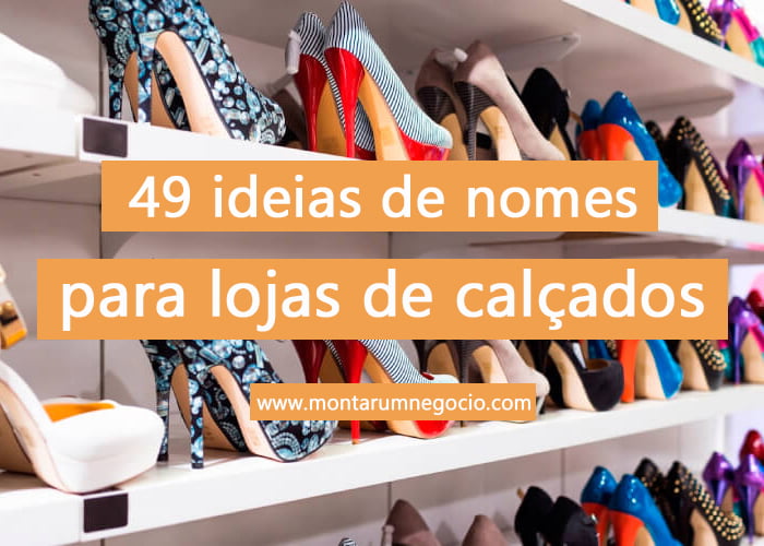 nomes para lojas de calçados