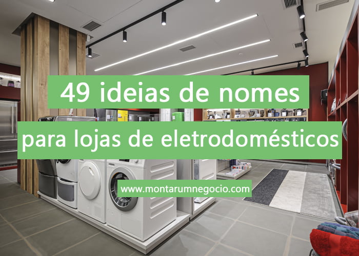 nomes para lojas de eletrodomésticos