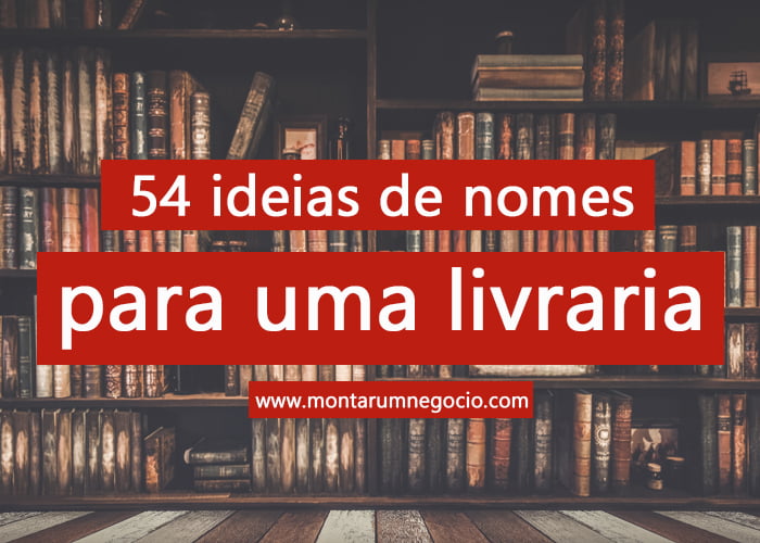 nomes para livraria