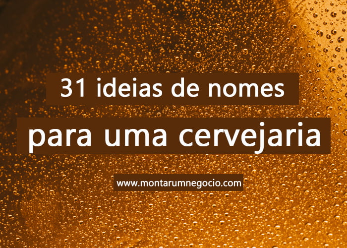 nomes para cervejaria