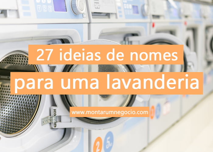 nomes para lavanderia