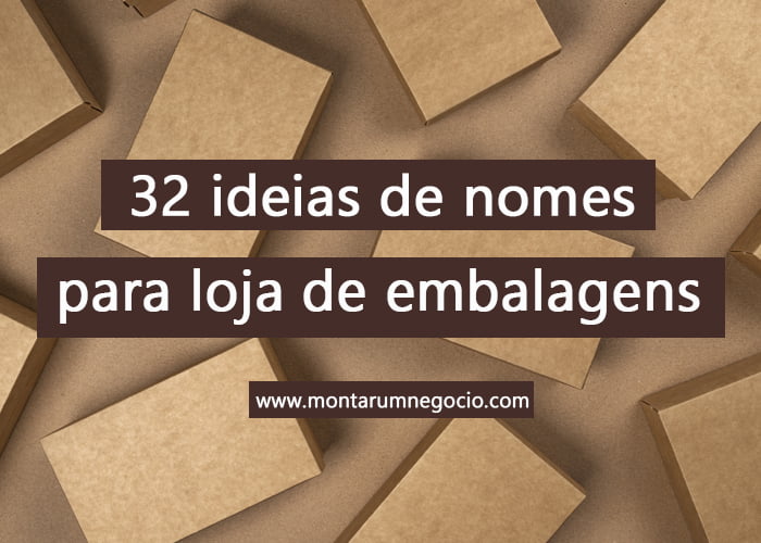 nomes para loja de embalagens