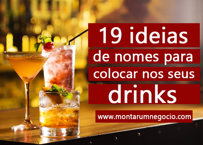 nomes criativos para drinks