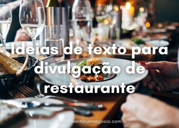 Texto para divulgação de restaurante