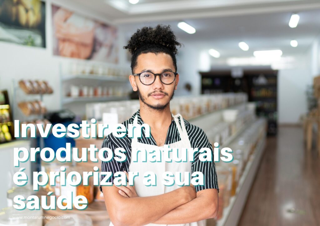 divulgação de loja de produtos naturais